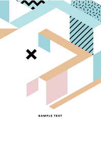 彩色拼接设计图案