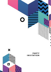 彩色拼接设计图案