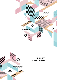 彩色拼接设计图案