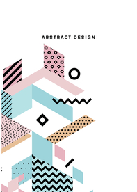 彩色拼接设计图案