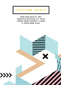 彩色拼接设计图案