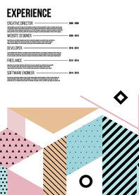 彩色拼接设计图案