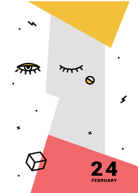 彩色拼接设计图案