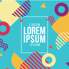 彩色拼接设计图案