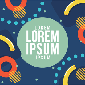 彩色拼接设计图案