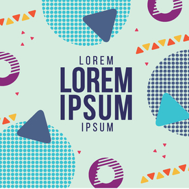 彩色拼接设计图案