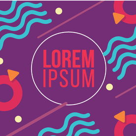 彩色拼接设计图案