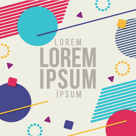 彩色拼接设计图案