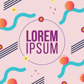 彩色拼接设计图案