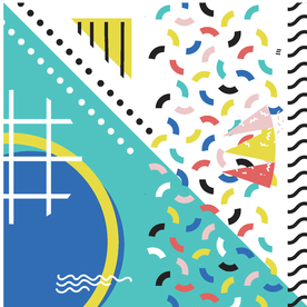 彩色拼接设计图案