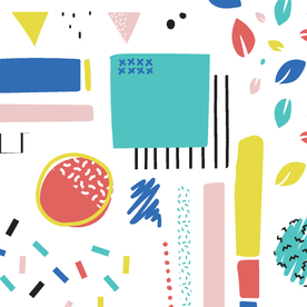 彩色拼接设计图案