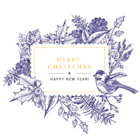 手绘植物花卉背景