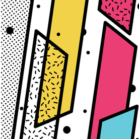 彩色拼接设计图案