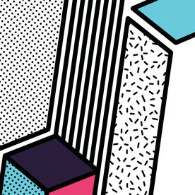 彩色拼接设计图案