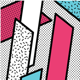 彩色拼接设计图案