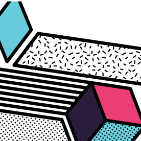 彩色拼接设计图案