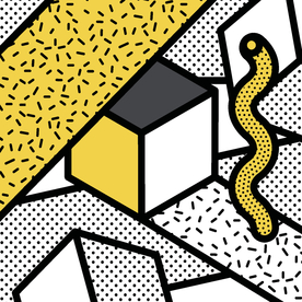 彩色拼接设计图案