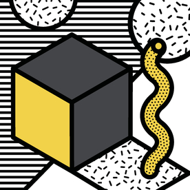 彩色拼接设计图案