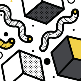 彩色拼接设计图案