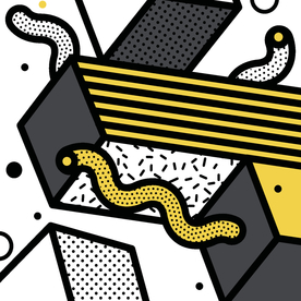 彩色拼接设计图案