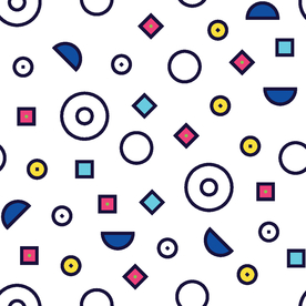 彩色拼接设计图案