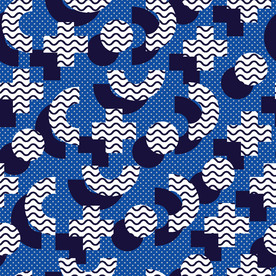 彩色拼接设计图案