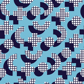 彩色拼接设计图案