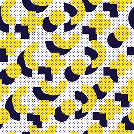 彩色拼接设计图案