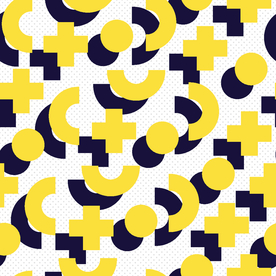 彩色拼接设计图案