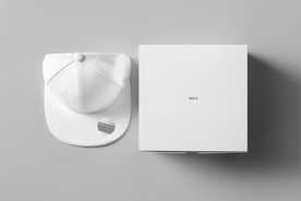 鸭舌帽包装盒样机