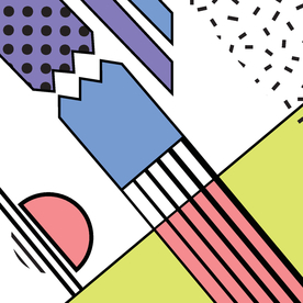 复古创意拼接图案