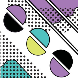 复古创意拼接图案