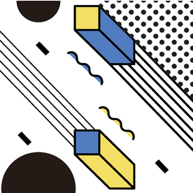 复古创意拼接图案