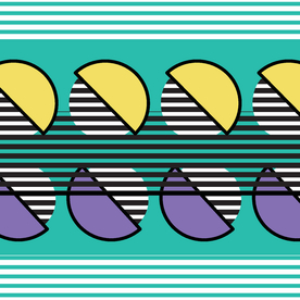 复古创意拼接图案