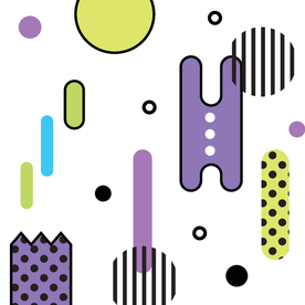 复古创意拼接图案