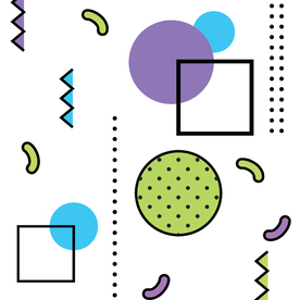 复古创意拼接图案