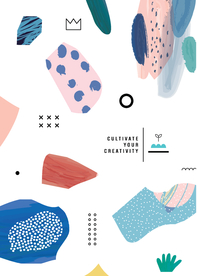 创意水彩涂鸦拼接