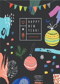 创意水彩涂鸦拼接