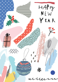 创意水彩涂鸦拼接