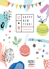 创意水彩涂鸦拼接