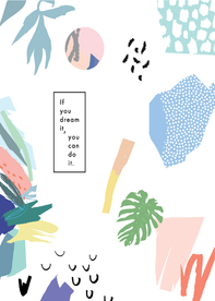 创意水彩涂鸦拼接