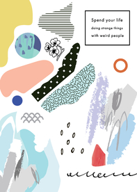 创意水彩涂鸦拼接