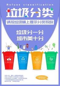 垃圾分类海报 环保海报