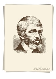 国外男子头像手绘稿