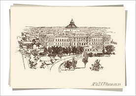 美国国会图书馆手绘稿