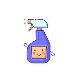 生活用品 可爱消毒液 PNG