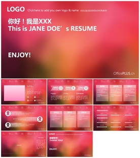 个人简历岗位求职竞聘晋升PPT