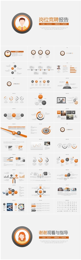 个人简历岗位求职竞聘晋升PPT