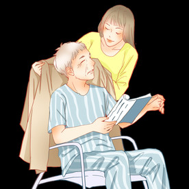 插画 插图重阳节海报