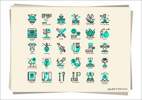 30款入单色可爱小图标